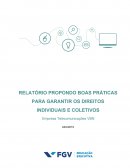 RELATÓRIO PROPONDO BOAS PRÁTICAS PARA GARANTIR OS DIREITOS INDIVIDUAIS E COLETIVOS