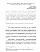 Políticas Públicas, Saúde Mental e a Psicologia Baseada em Evidências: propostas complementares na ciência contemporânea