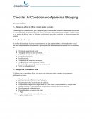 O Checklist Ar Condicionado Aparecida Shopping