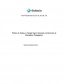 Prática de Ensino e Estágio Supervisionado em Docência de Disciplinas Pedagógicas