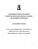 AVALIAÇÃO ESPIROMÉTRICA EM CRIANÇAS, ADOLESCENTES E ADULTOS JOVENS PORTADORES DE ANEMIA FALCIFORME