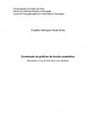 Construção de gráficos de função quadrática: dificuldades e o uso de informática como facilitador