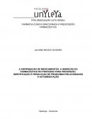 A DISPENSAÇÃO DE MEDICAMENTOS: A INSERÇÃO DO FARMACÊUTICO NO PROCESSO PARA PREVENÇÃO, IDENTIFICAÇÃO E RESOLUÇÃO DE PROBLEMAS RELACIONADOS À AUTOMEDICAÇÃO