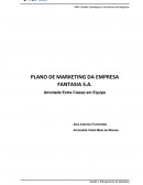 Plano de Marketing da Empresa Fantasia S.A.