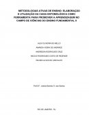 METODOLOGIAS ATIVAS: ELABORAÇÃO E UTILIZAÇÃO DA CAIXA ENTOMOLÓGICA COMO FERRAMENTA PARA PROMOVER A APRENDIZAGEM NO CAMPO DE CIÊNCIAS NO ENSINO FUNDAMENTAL