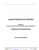 SISTEMA DE PROTEÇÃO CONTRA DESCARGAS ATMOSFÉRICAS INSPEÇÃO DE SEGURANÇA