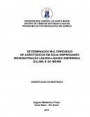 DETERMINAÇÃO MULTIRRESÍDUO DE AGROTÓXICOS EM ÁGUA EMPREGANDO MICROEXTRAÇÃO LÍQUIDO-LÍQUIDO DISPERSIVA (DLLME) E GC-MS/MS