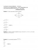 Atividades Licenciatura de Matemática