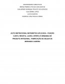 Auto Instrucional: Função Custo, Receita e Oferta - Geleia