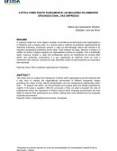 A ÉTICA COMO PONTO FUNDAMENTAL NA MELHORIA DO AMBIENTE ORGANIZACIONAL DAS EMPRESAS