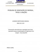 PESQUISA DE DISSIPAÇÃO DE ENERGIA, TIPOS E FUNÇÕES