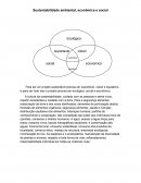 Sustentabilidade ambiental, econômica e social