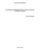 ALCOOLISMO NA ADMINISTRAÇÃO PÚBLICA E O PAPEL DA FAMILIA NO TRATAMENTO DA DOENÇA