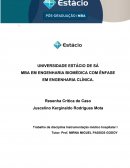 MBA EM ENGENHARIA BIOMÉDICA COM ÊNFASE EM ENGENHARIA CLÍNICA