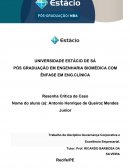 PÓS GRADUAÇÃO EM ENGENHARIA BIOMÉDICA COM ÊNFASE EM ENG.CLÍNICA