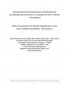 Reconhecimento de Padrões para Classificação da Precipitação Pluviométrica no Município de Serra Talhada – Pernambuco