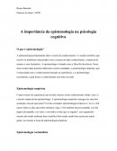 A importância da epistemologia na psicologia