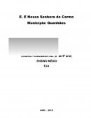 ENSINO FUNDAMENTAL (6º ao 9º ano)  ENSINO MÉDIO EJA