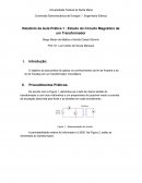 O Estudo do Circuito Magnético de um Transformador