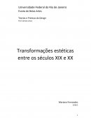 Transformações Estéticas Entre os Séculos XIX e XX