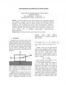 Determinação do coeficiente de atrito estático