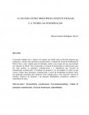 A COLISÃO ENTRE PRINCÍPIOS CONSTITUCIONAIS E A TEORIA DA PONDERAÇÃO