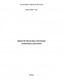 Ensaio de Psicologia e Educação - Juventudes e Educação