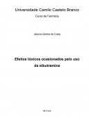 Efeitos Tóxicos Ocasionados Pelo Uso da Sibutramina