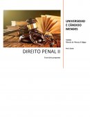 Exercícios de Penal