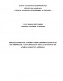ANÁLISE DE VIABILIDADE ECONÔMICA FINANCEIRA PARA A AQUISIÇÃO DE UMA EMRPESA QUE ATUA NO MERCADO DE INSPEÇÃO DE VEÍCULOS QUE UTILIZAM COMBUSTÍVEL A GÁS (GNV)