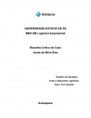 Trabalho da disciplina Custo e Operações Logísticas