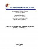 ASPECTOS DA INSTITUIÇÃO ELETROBRÁS ELETRO-SUL CENTRAIS ELÉTRICAS S.A