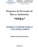 PROGRAMA DE PREVENÇÃO DE RISCOS AMBIENTAIS