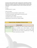 Proposta Curricular e Metodológicas do Ensino de Ciências- quadro síntese