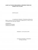 ASSOCIAÇÃO DOS MORADORES E PROPRIETÁRIOS DO PARQUE DAS NAÇÕES