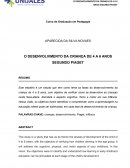 O DESENVOLVIMENTO DA CRIANÇA DE 4 A 6 ANOS SEGUNDO PIAGET