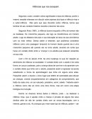 A INFÂNCIA QUE NOS ESCAPAM