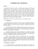 Paper seminário interdisciplinar introdução a pesquisa