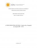 A CRISE MIGRATÓRIA MUNDIAL: Estudo sobre a Emigração em Angola (2005 – 2015)