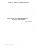 DIREITO CIVIL APLICADO - DIREITOS REAIS E PROPRIEDADE INDUSTRIAL