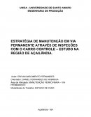 ESTRATÉGIA DE MANUTENÇÃO EM VIA PERMANENTE ATRAVÉS DE INSPEÇÕES COM O CARRO CONTROLE – ESTUDO NA REGIÃO DE AÇAILÂNDIA