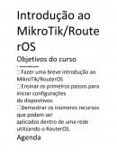 Trabalho Mikrotik