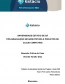 PÓS-GRADUAÇÃO EM ARQUITETURA E PROJETOS DE CLOUD COMPUTING