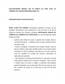 JUSTIFICAÇÃO JUDICIAL DE AUSÊNCIA DE AUDIÊNCIA DE CONCILIAÇÃO