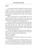 Trabalho Sobe as Crises Econômicas dos Anos 200