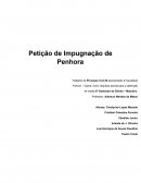 A Petição de Impugnação de Penhora