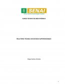 Relatório Técnico Mecatrônica Senai