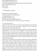 Relatório de Estágio Ensino Fundamental - Cruzeiro do Sul EAD
