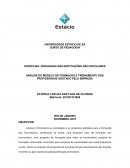 ANÁLISE DO MODELO DE FORMAÇÃO E TREINAMENTO DOS PROFISSIONAIS ADOTADO PELA EMPRESA