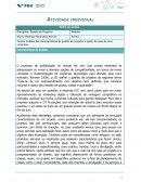 Tarefa: Análise das características de gestão de projetos a partir do caso de uma empresa